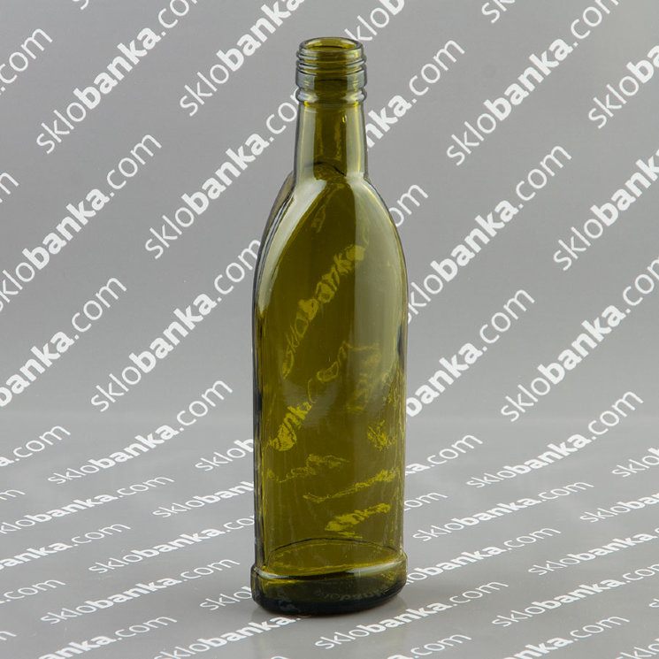 Бутылка 0,25 л "Лепесток" оливковая 