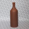 Бутылка керамическая 0.7 л Экстра терракотовая матовая