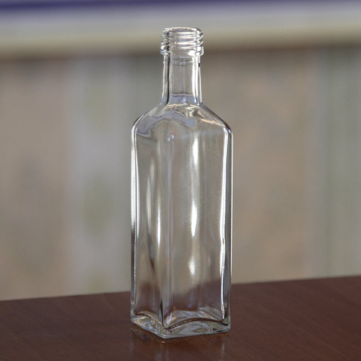 Пляшка скляна прозора 0,06 л Мараска 88 шт 