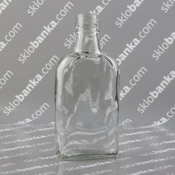 Бутылка стеклянная 0,2 литра фляга 36 шт