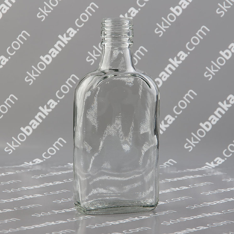 Бутылка стеклянная 0,2 литра фляга 36 шт 