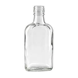 Пляшка скляна Фляга 0,2 л, 56 шт