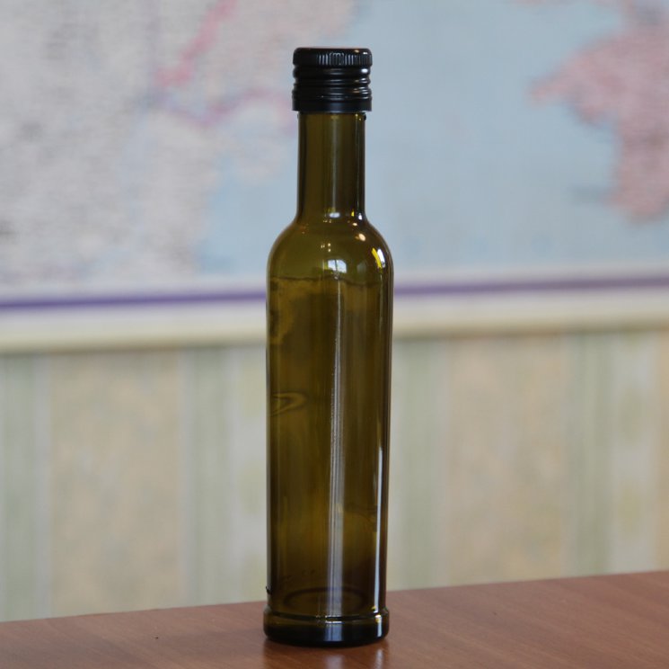 Бутылка стеклянная для масла Bordolio 0,25 л с крышкой в комплекте 30 штук 