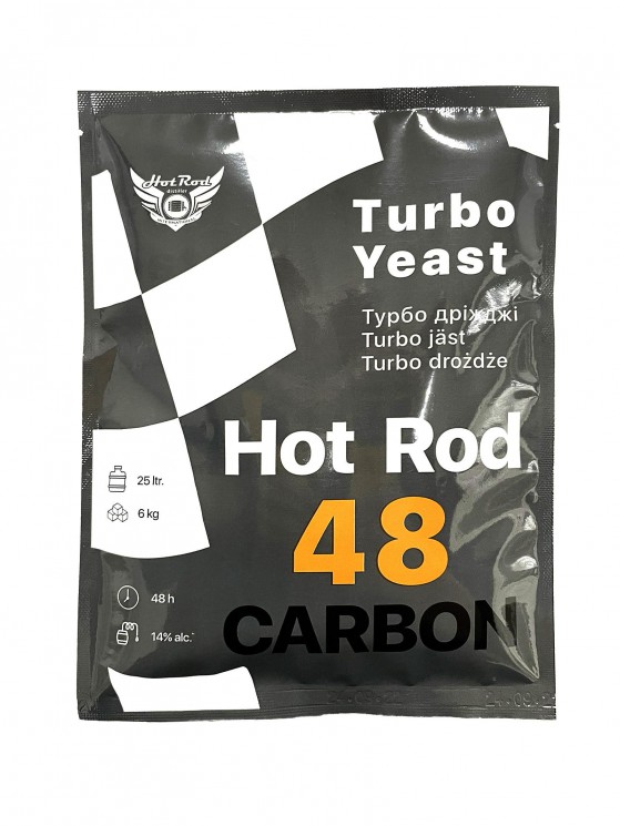 Турбо дріжджі Hot Rod 48 Carbon на 25 л (175 г) 